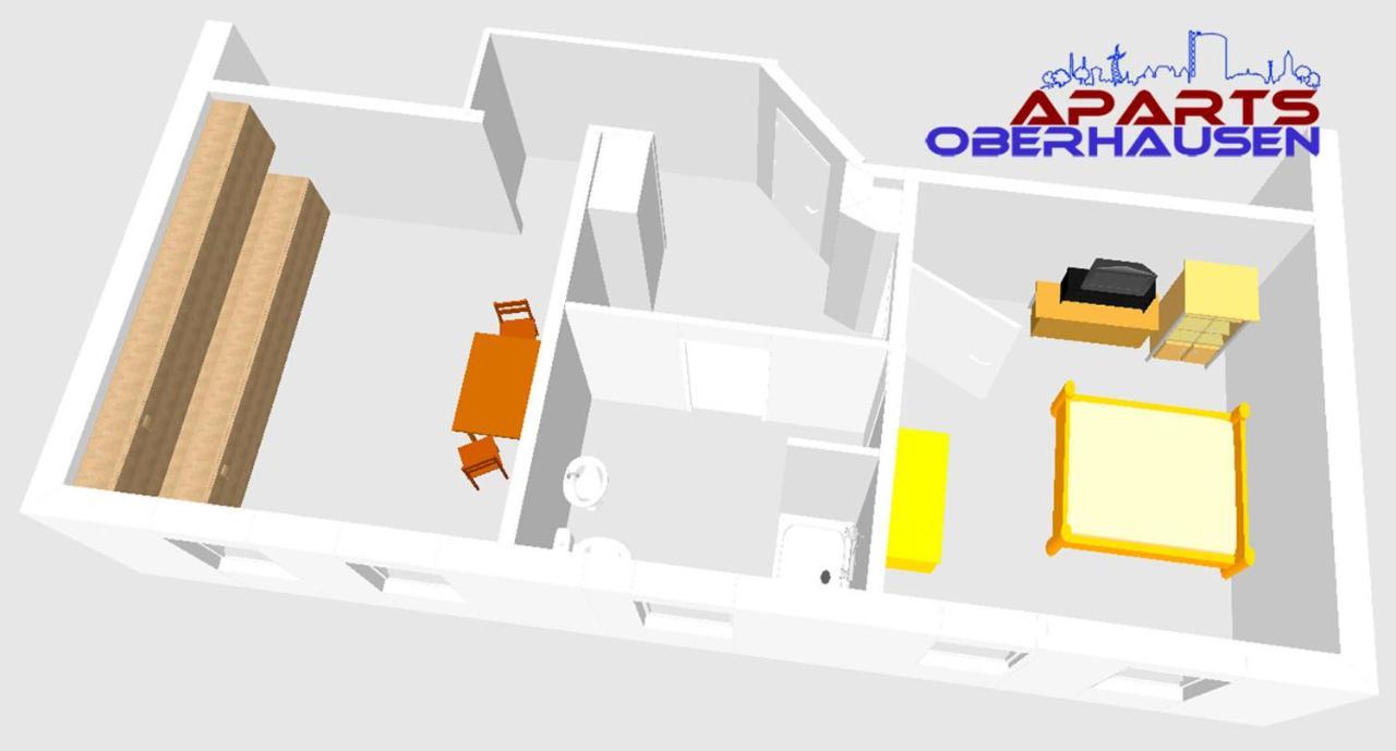 Aparts Oberhausen Oberhausen  Zewnętrze zdjęcie